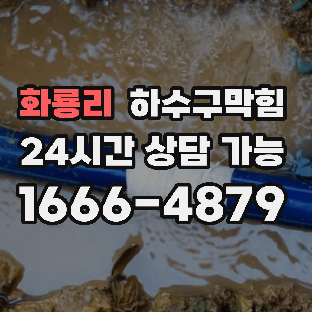 화룡리 하수구막힘