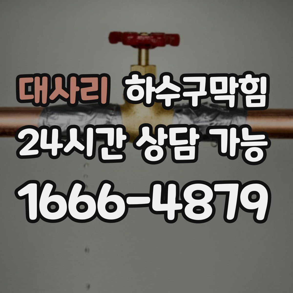 대사리 하수구막힘