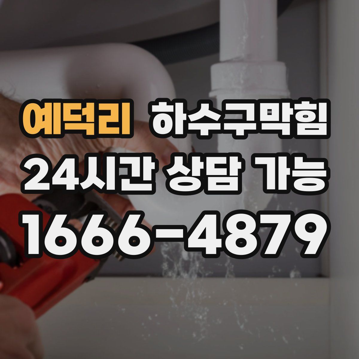 예덕리 하수구막힘