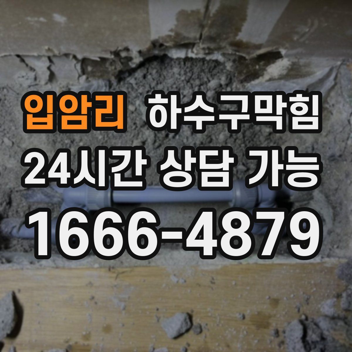 입암리 하수구막힘