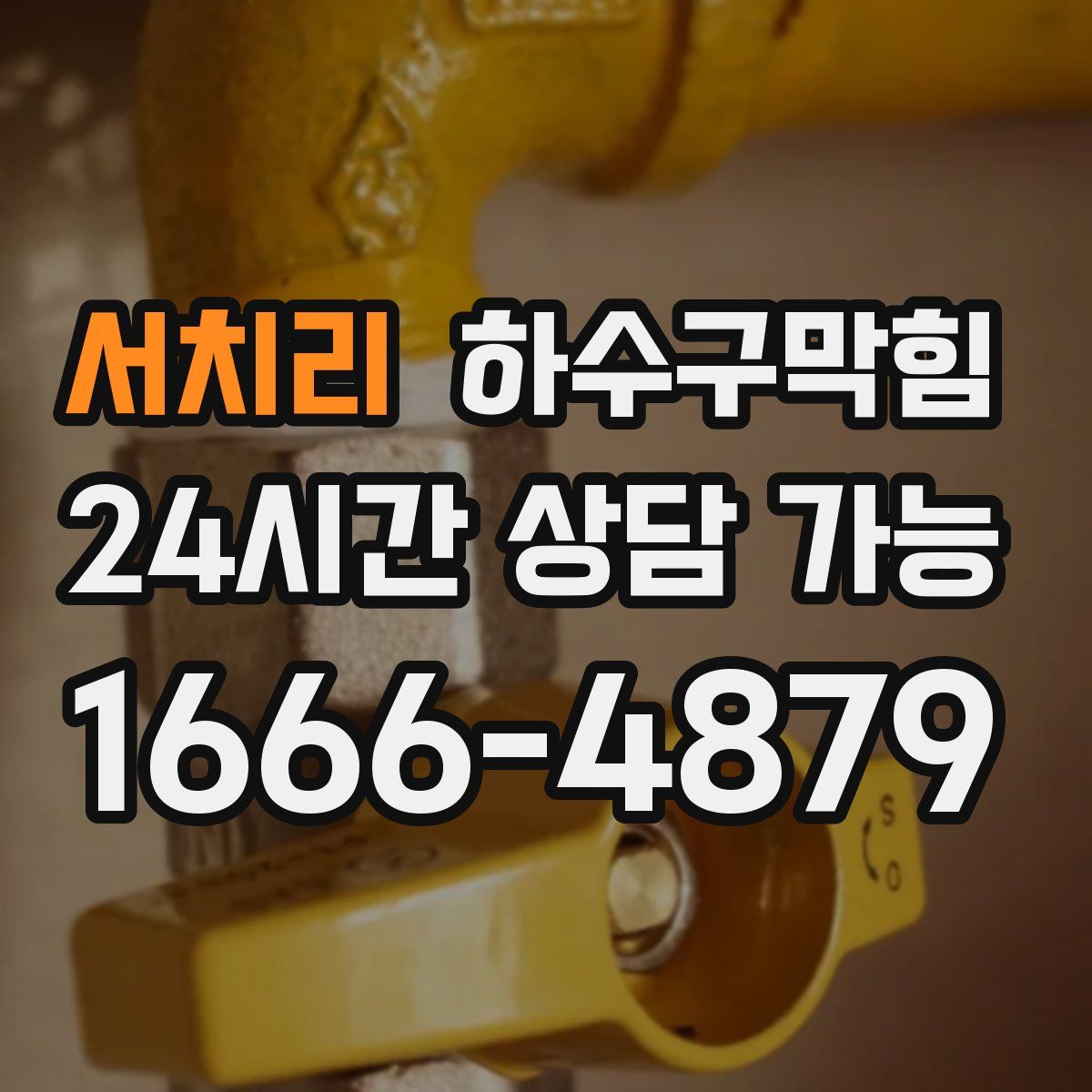 서치리 하수구막힘