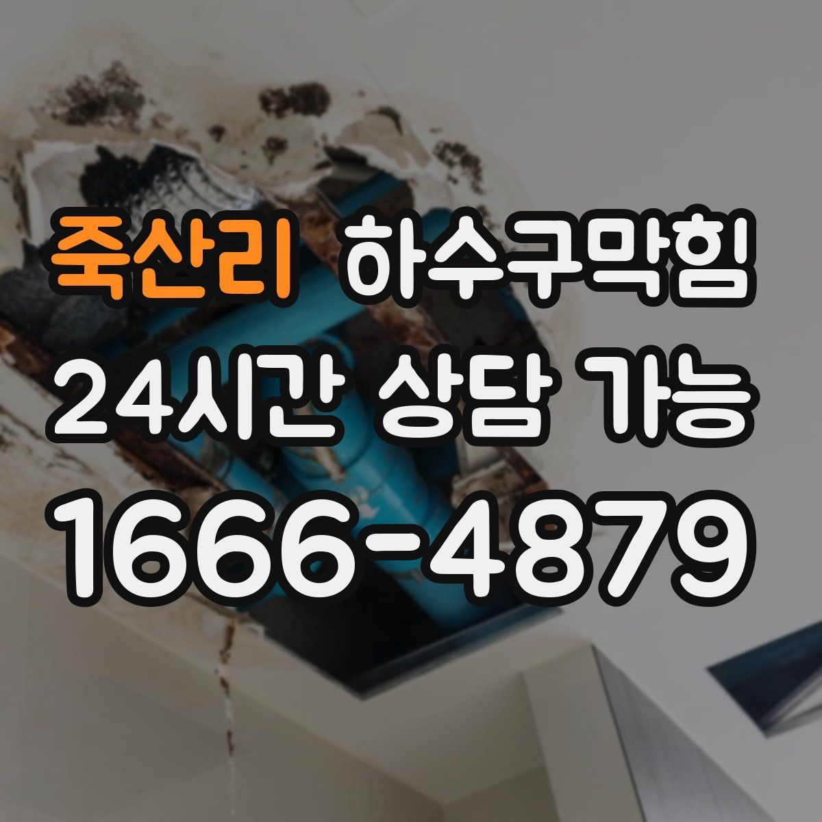 죽산리 하수구막힘