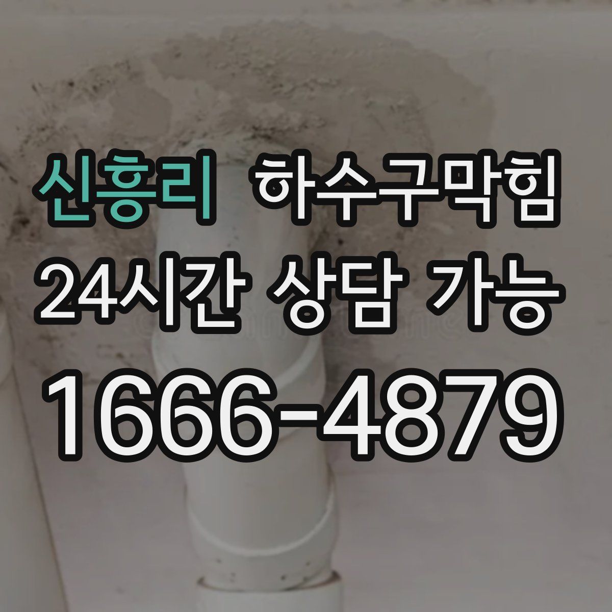 신흥리 하수구막힘