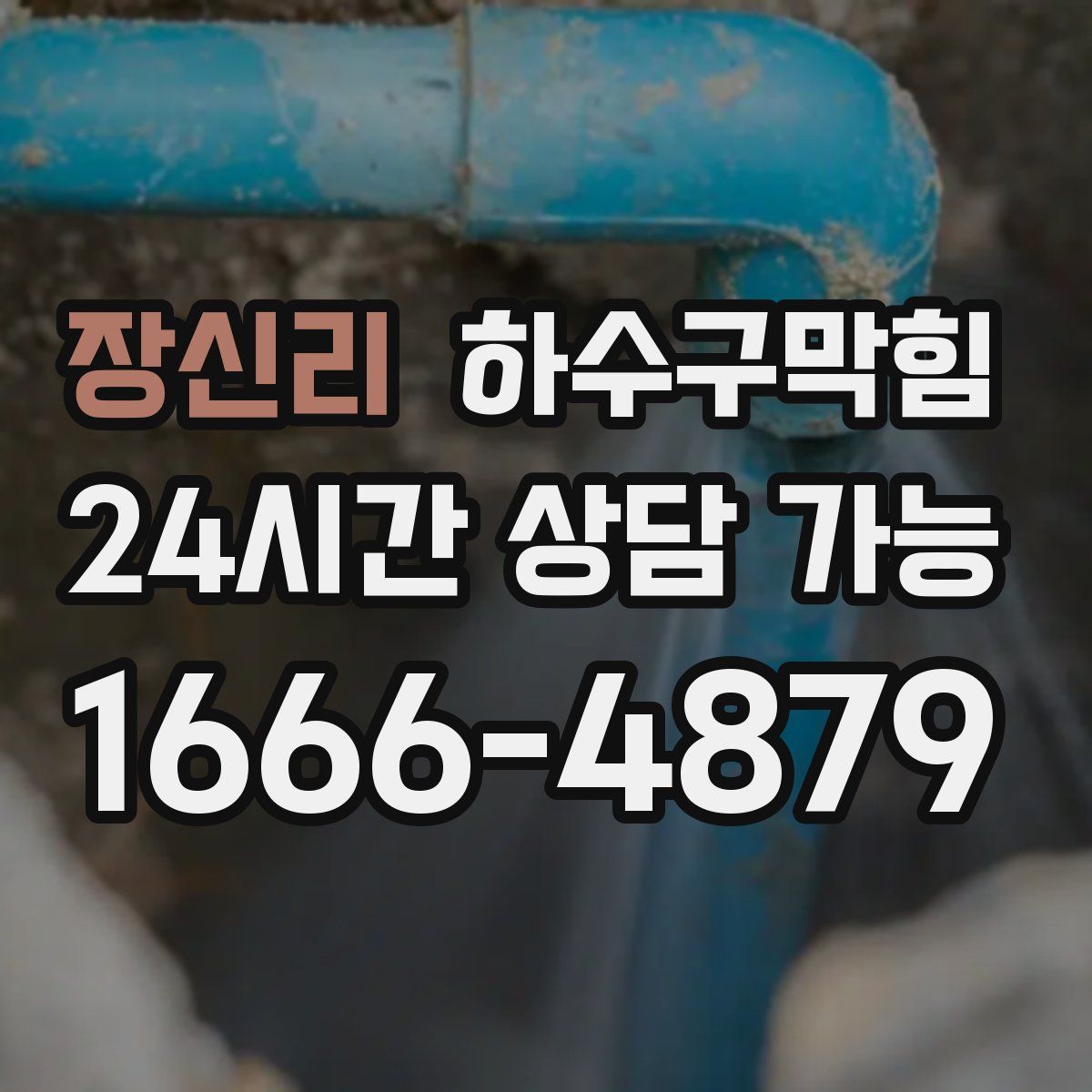 장신리 하수구막힘