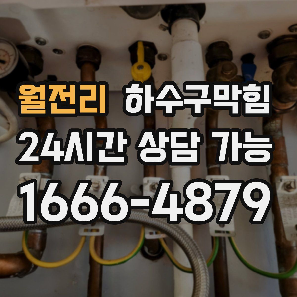 월전리 하수구막힘