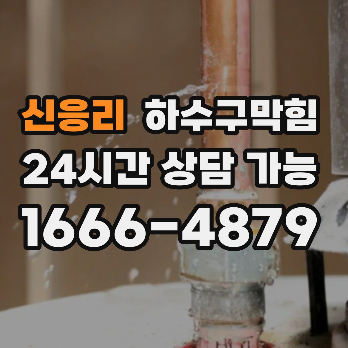 신응리 하수구막힘