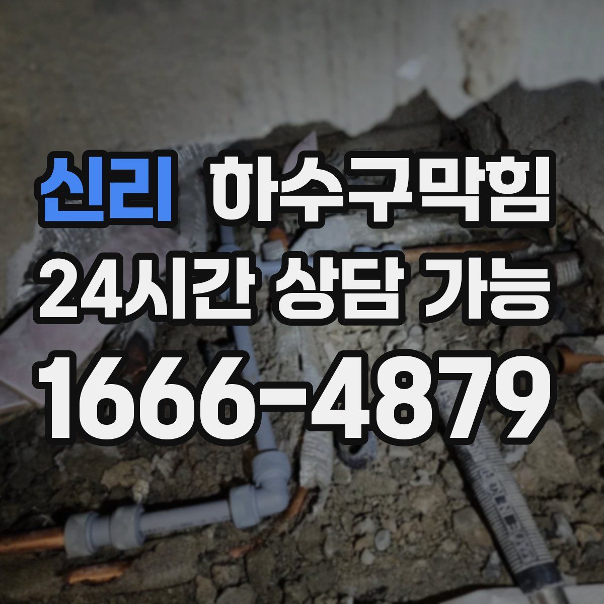 신리 하수구막힘