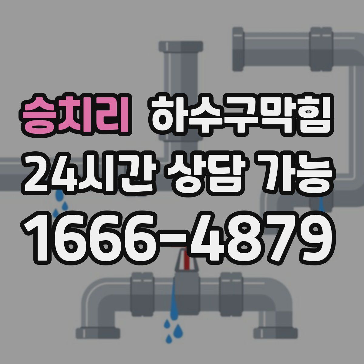 승치리 하수구막힘