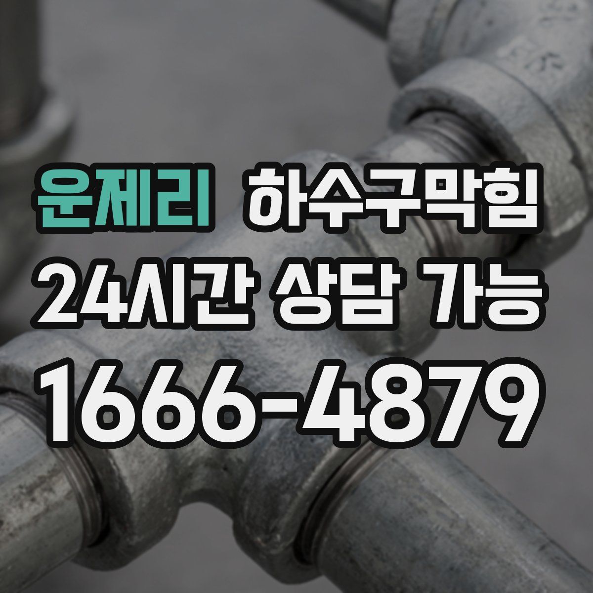 운제리 하수구막힘