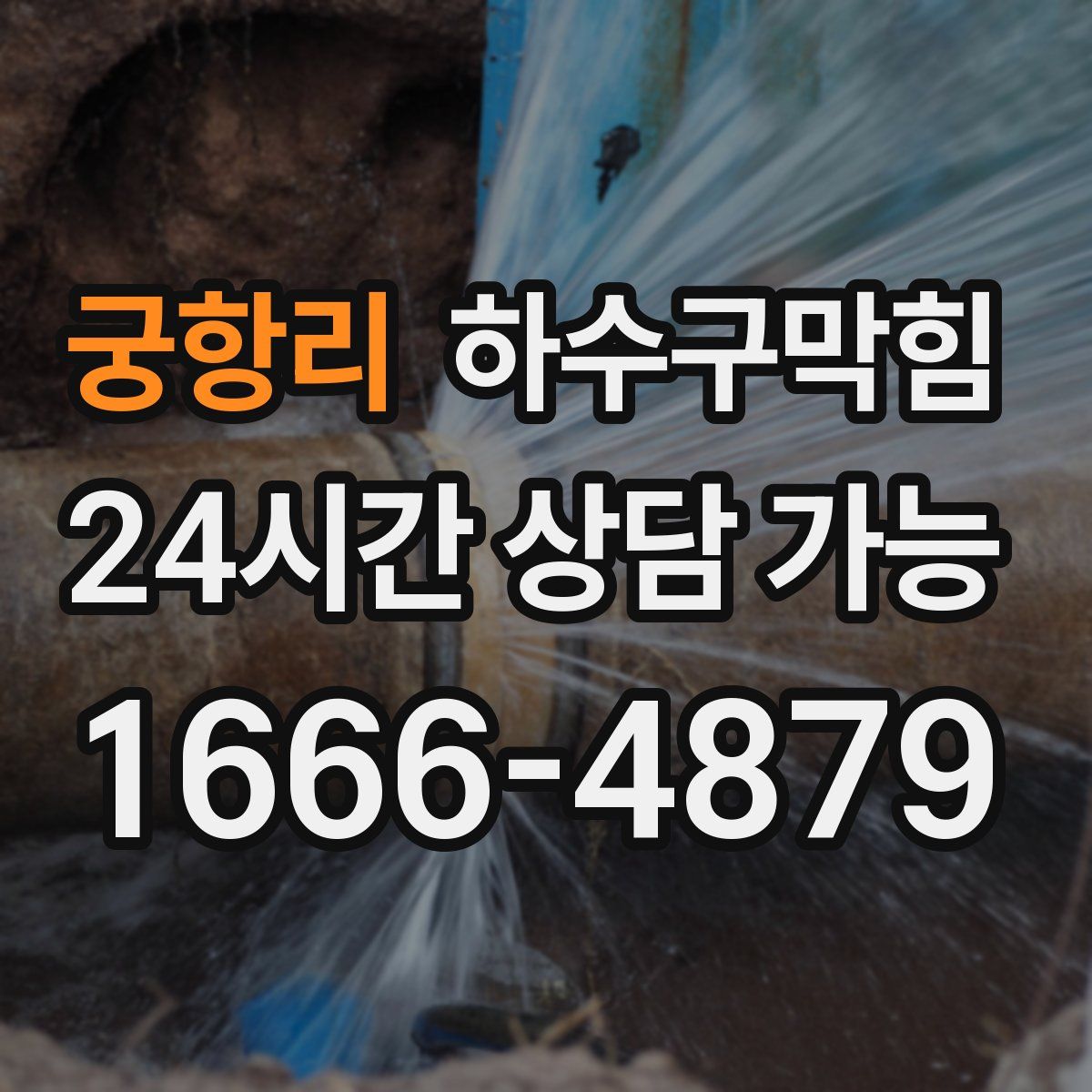 궁항리 하수구막힘