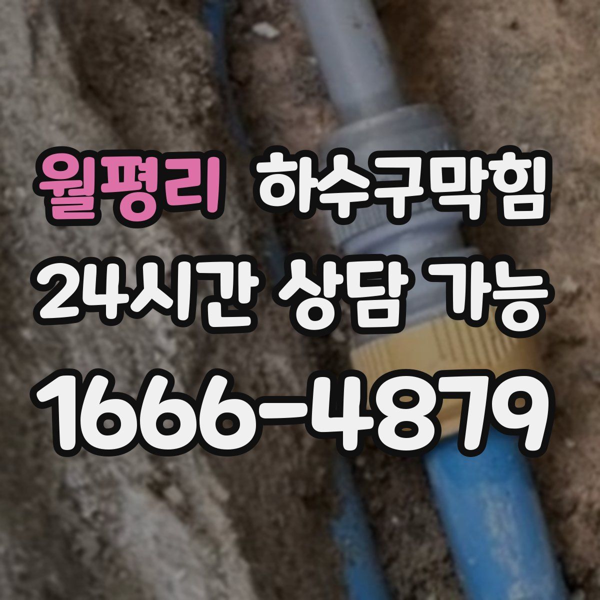 월평리 하수구막힘