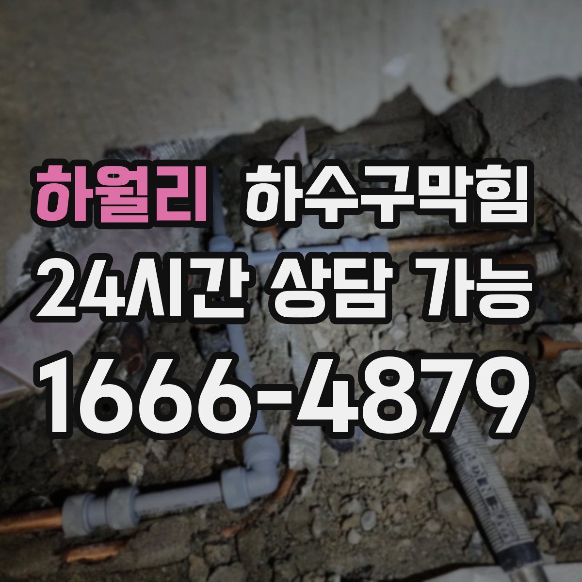 하월리 하수구막힘