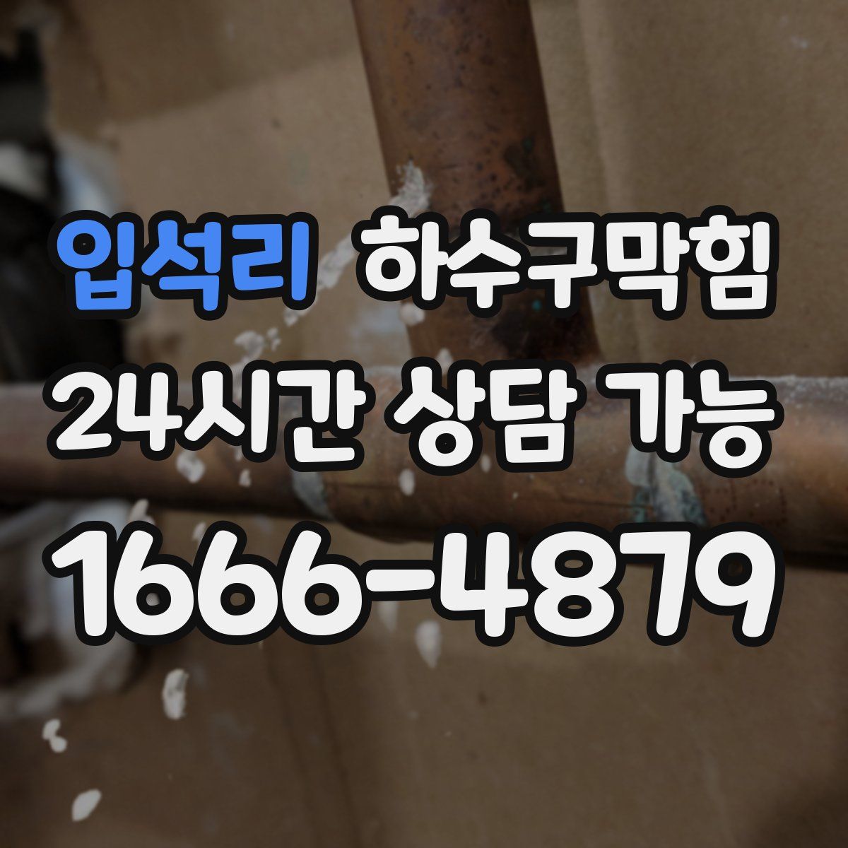 입석리 하수구막힘