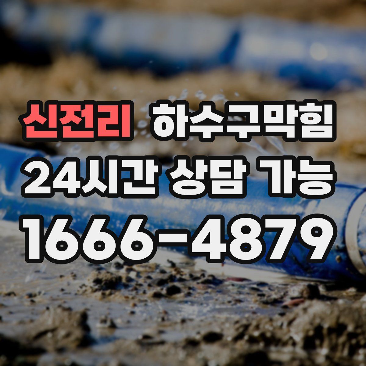 신전리 하수구막힘
