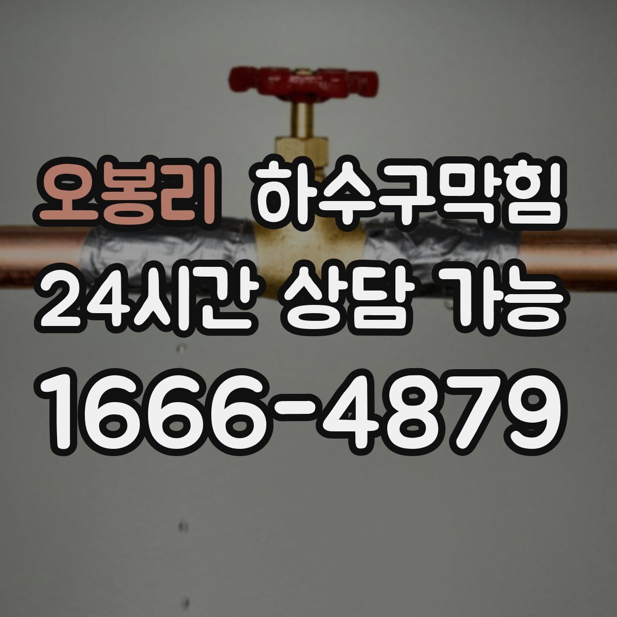 오봉리 하수구막힘