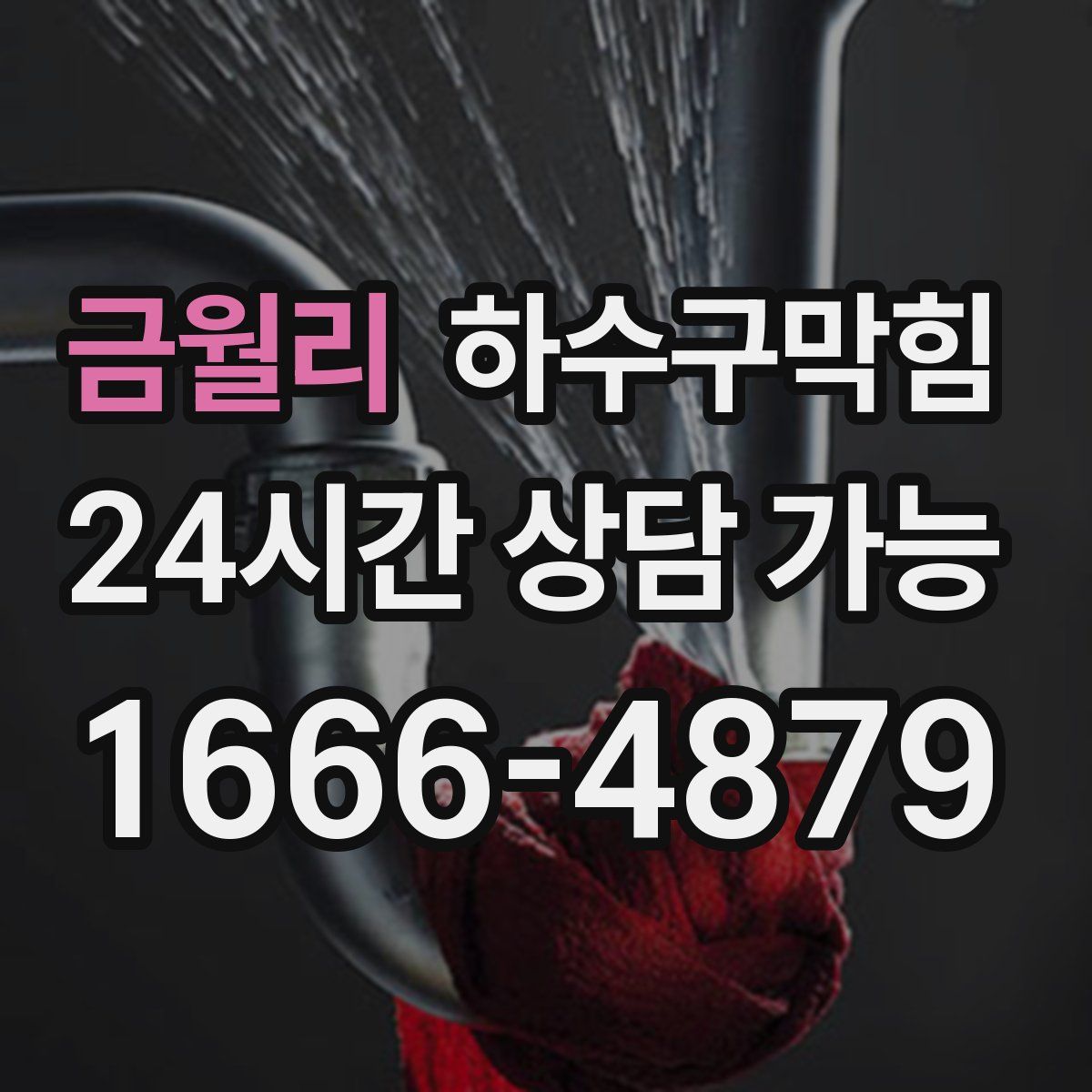 금월리 하수구막힘