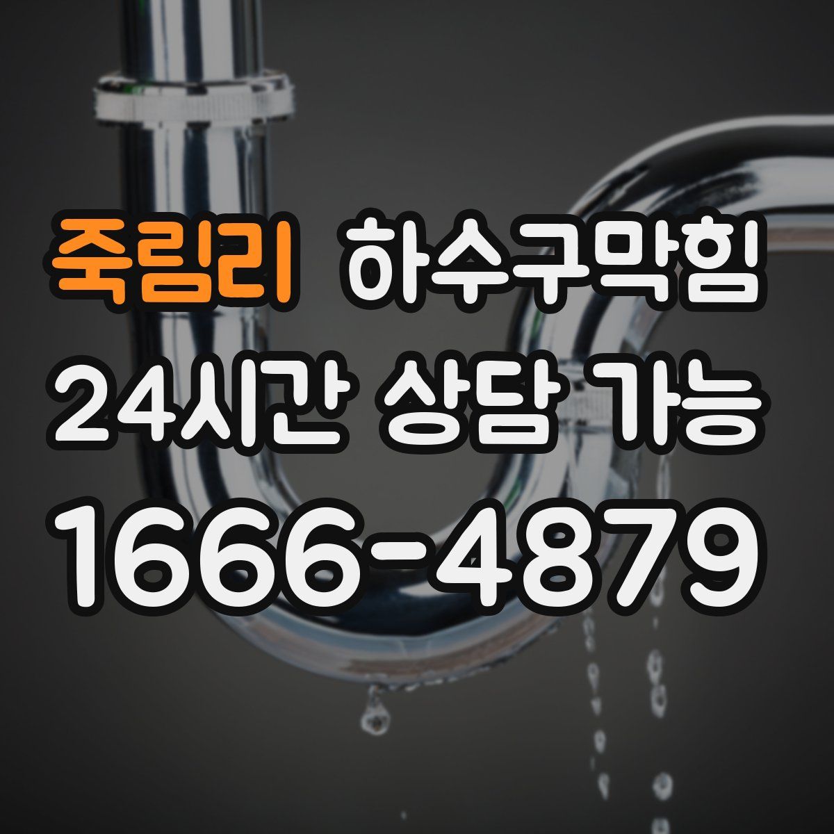 죽림리 하수구막힘