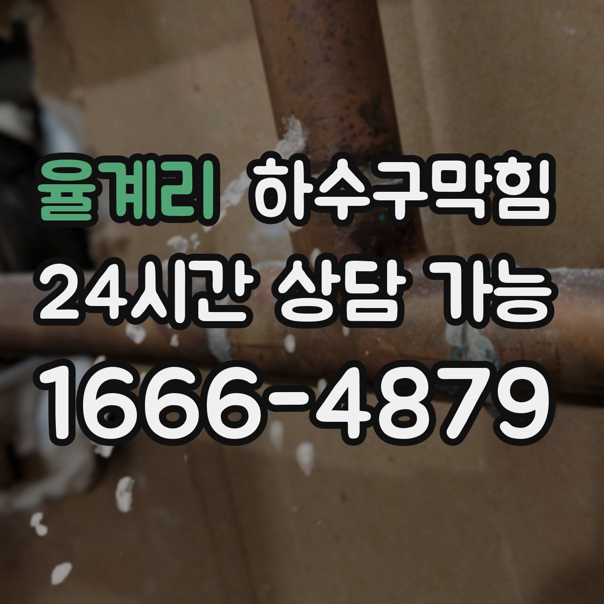 율계리 하수구막힘