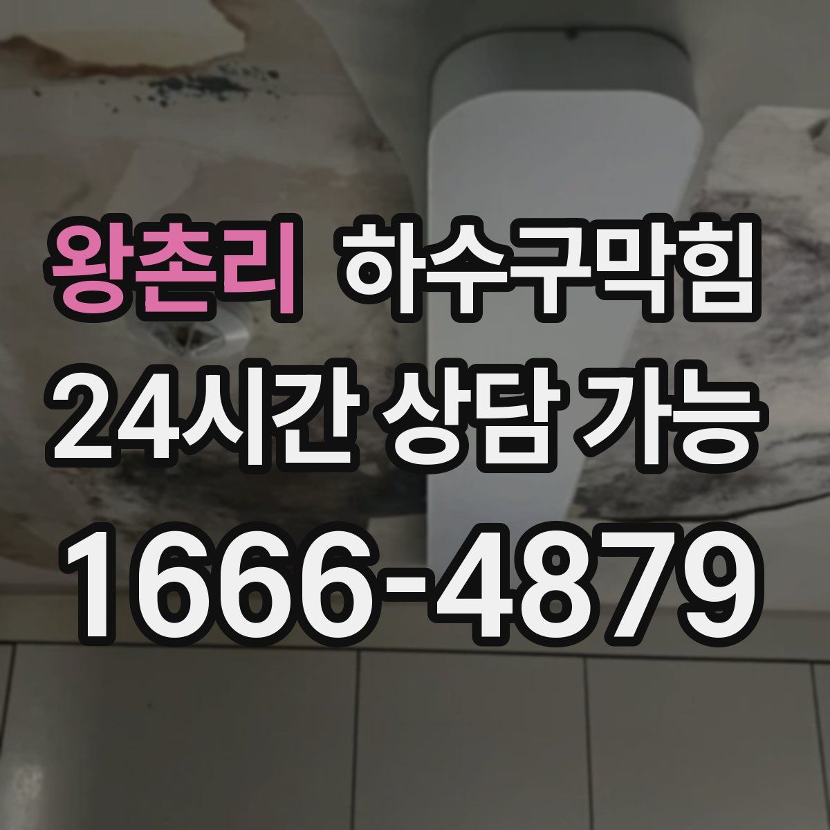 왕촌리 하수구막힘