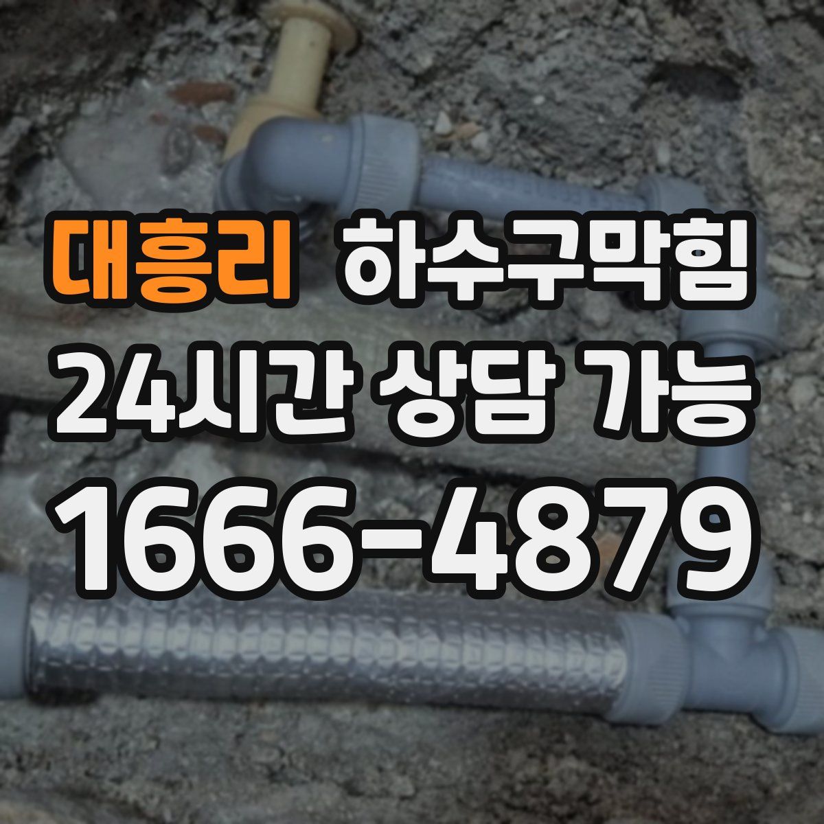 대흥리 하수구막힘