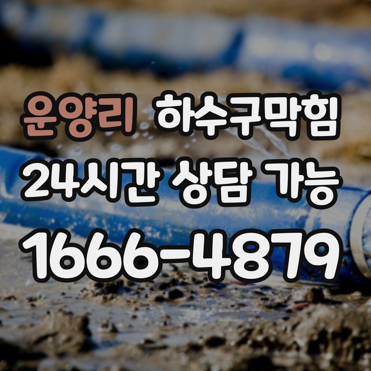 운양리 하수구막힘