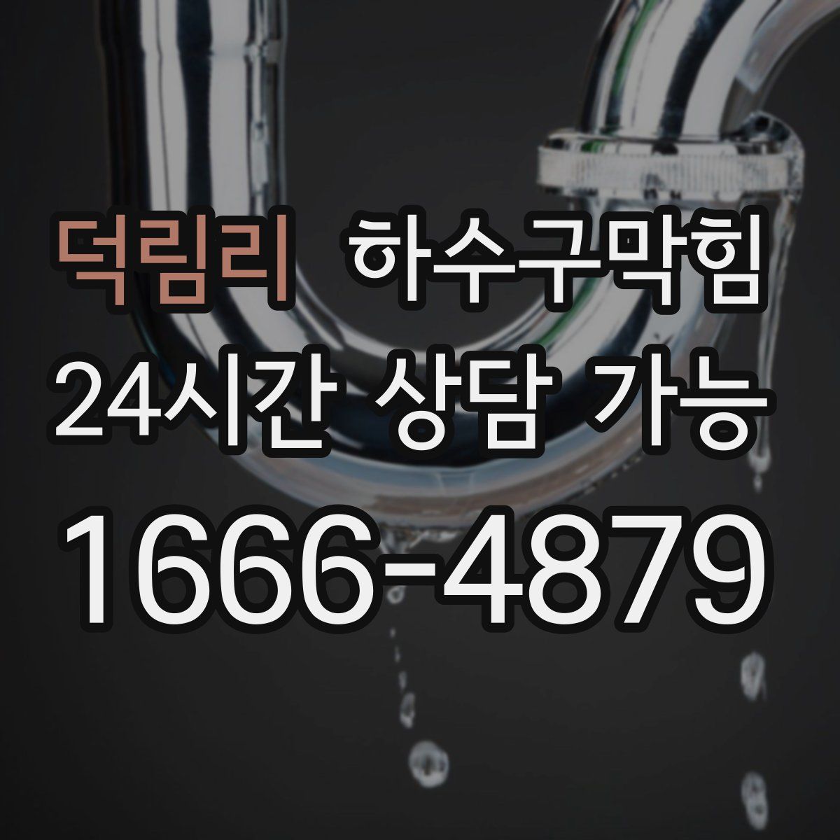 덕림리 하수구막힘