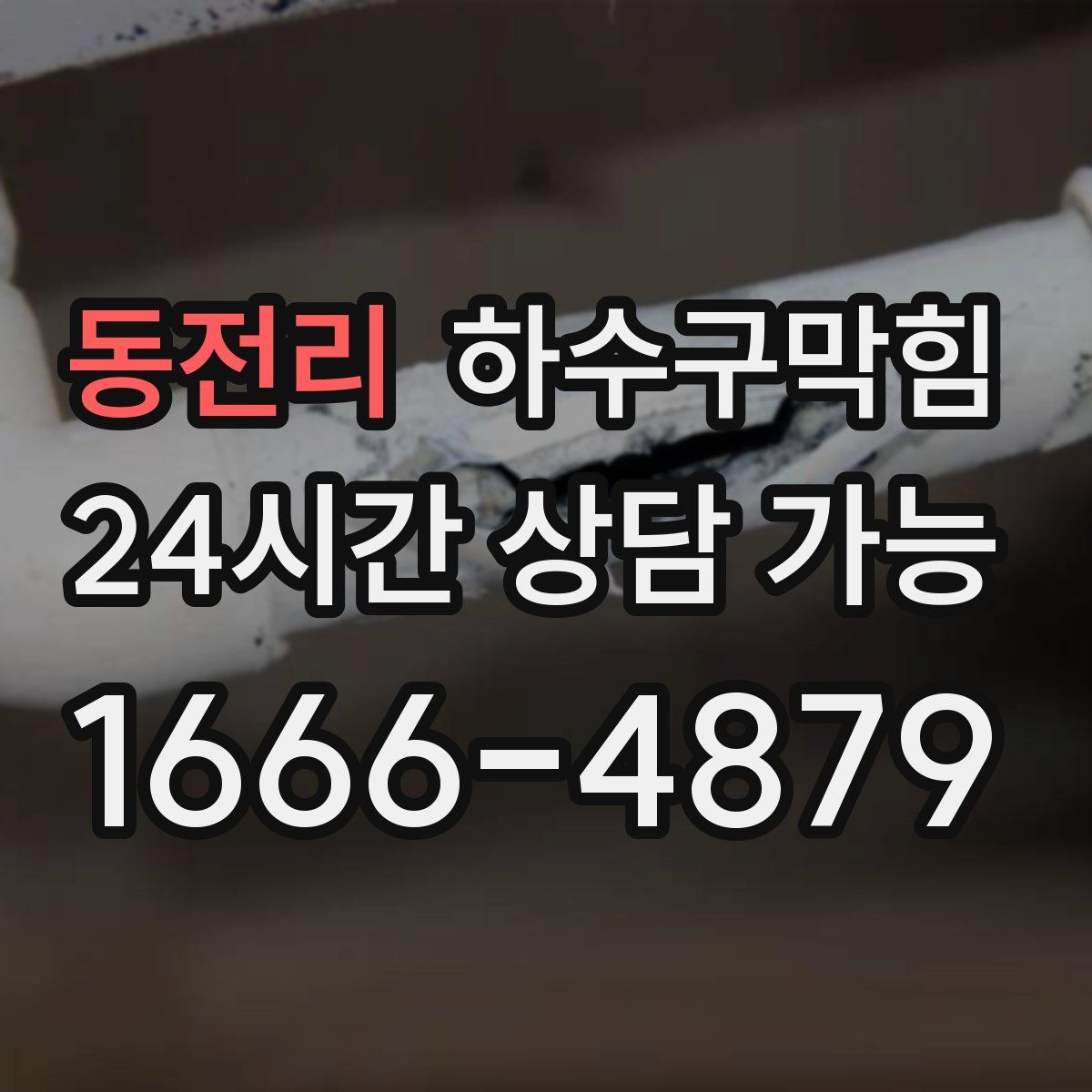 동전리 하수구막힘