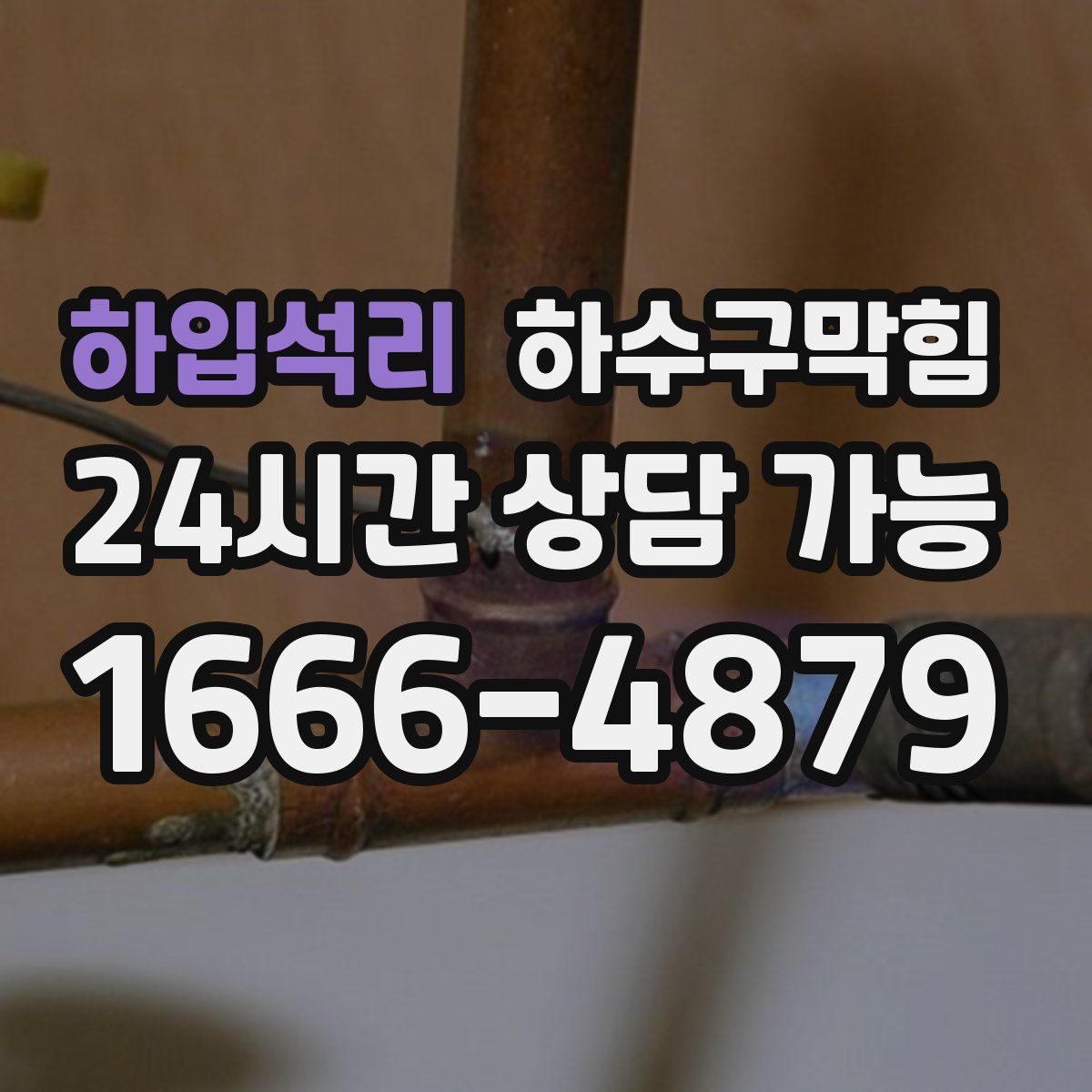 하입석리 하수구막힘