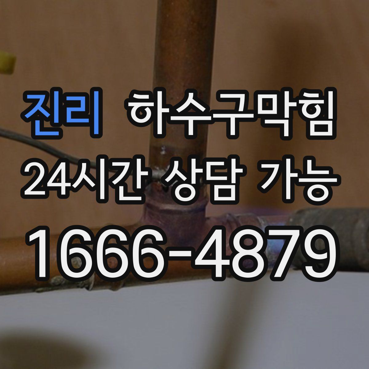 진리 하수구막힘