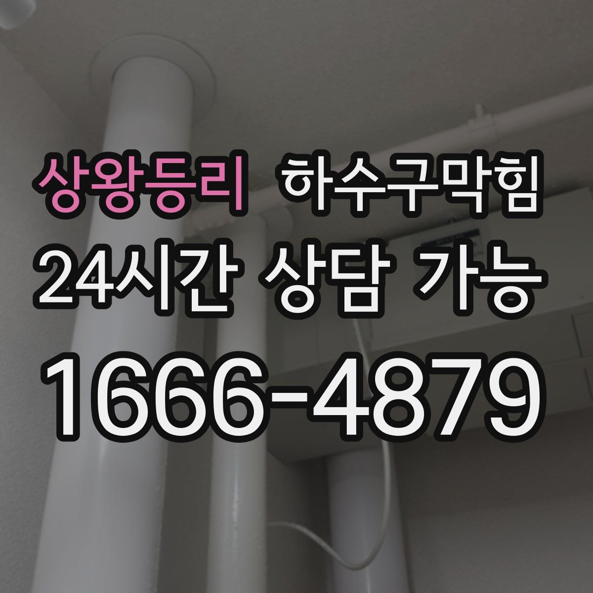 상왕등리 하수구막힘