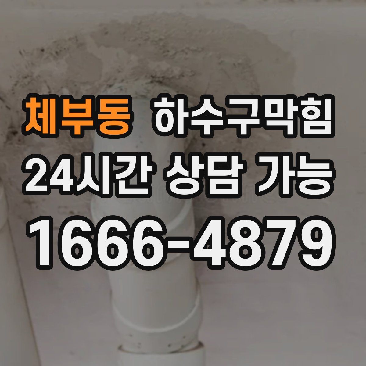 체부동 하수구막힘 변기 역류 급행 출동 서비스