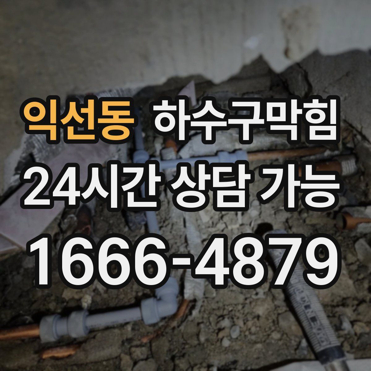 익선동 하수구막힘