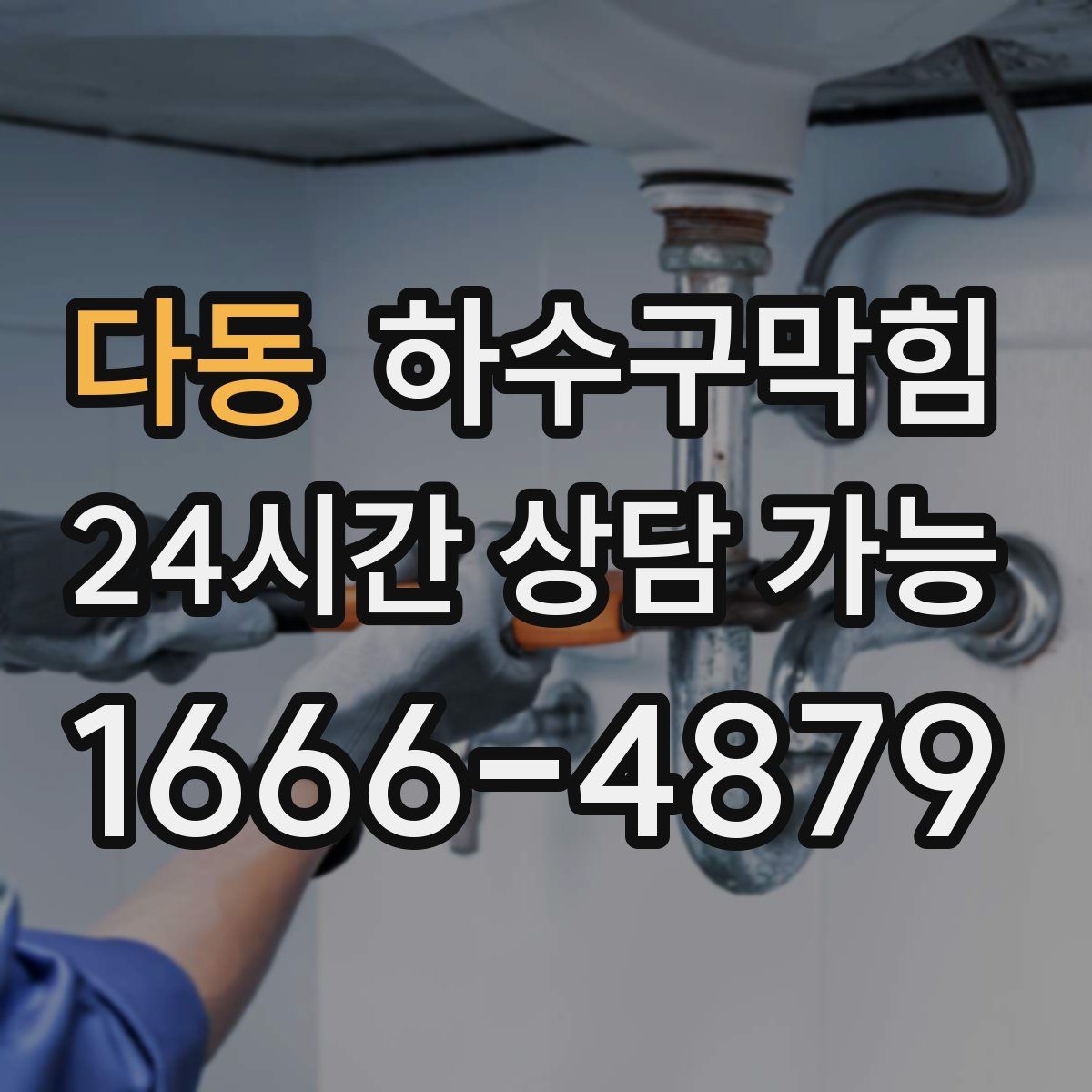 다동 하수구막힘