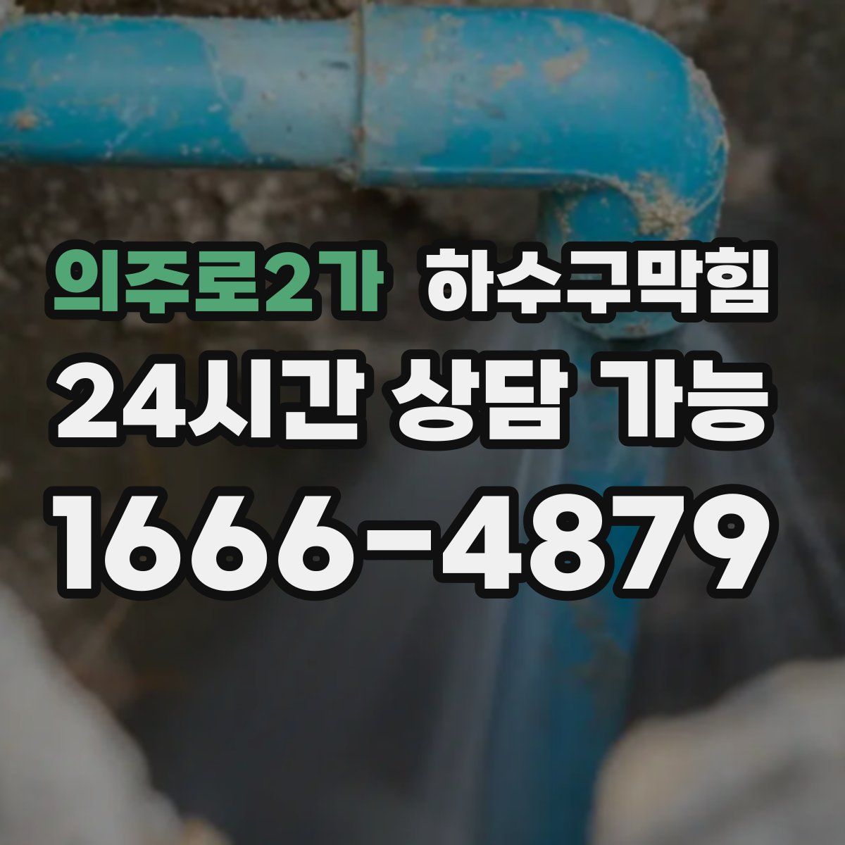 의주로2가 하수구막힘