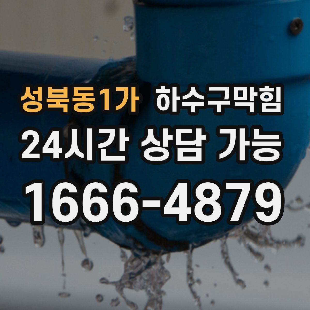 성북동1가 하수구막힘