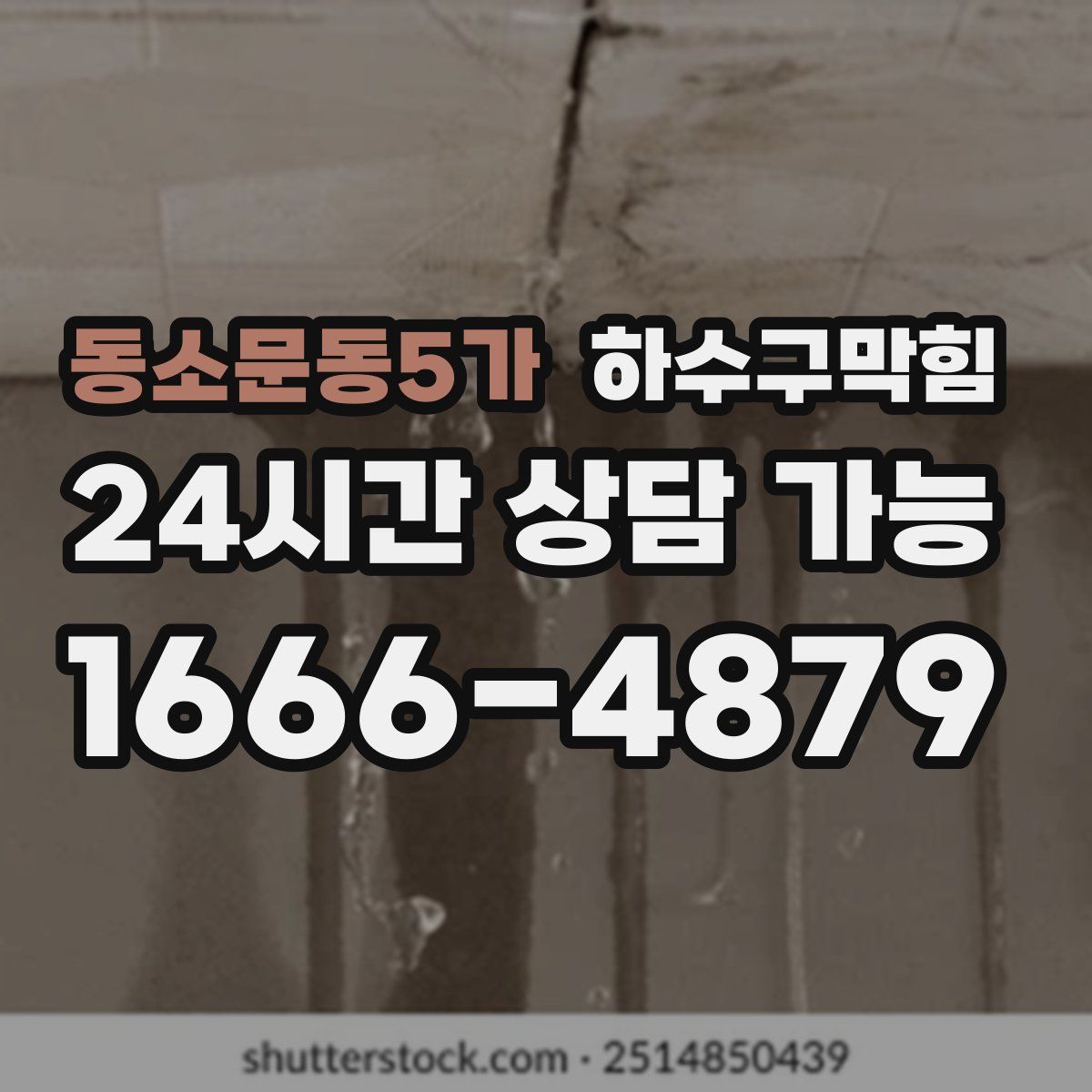 동소문동5가 하수구막힘