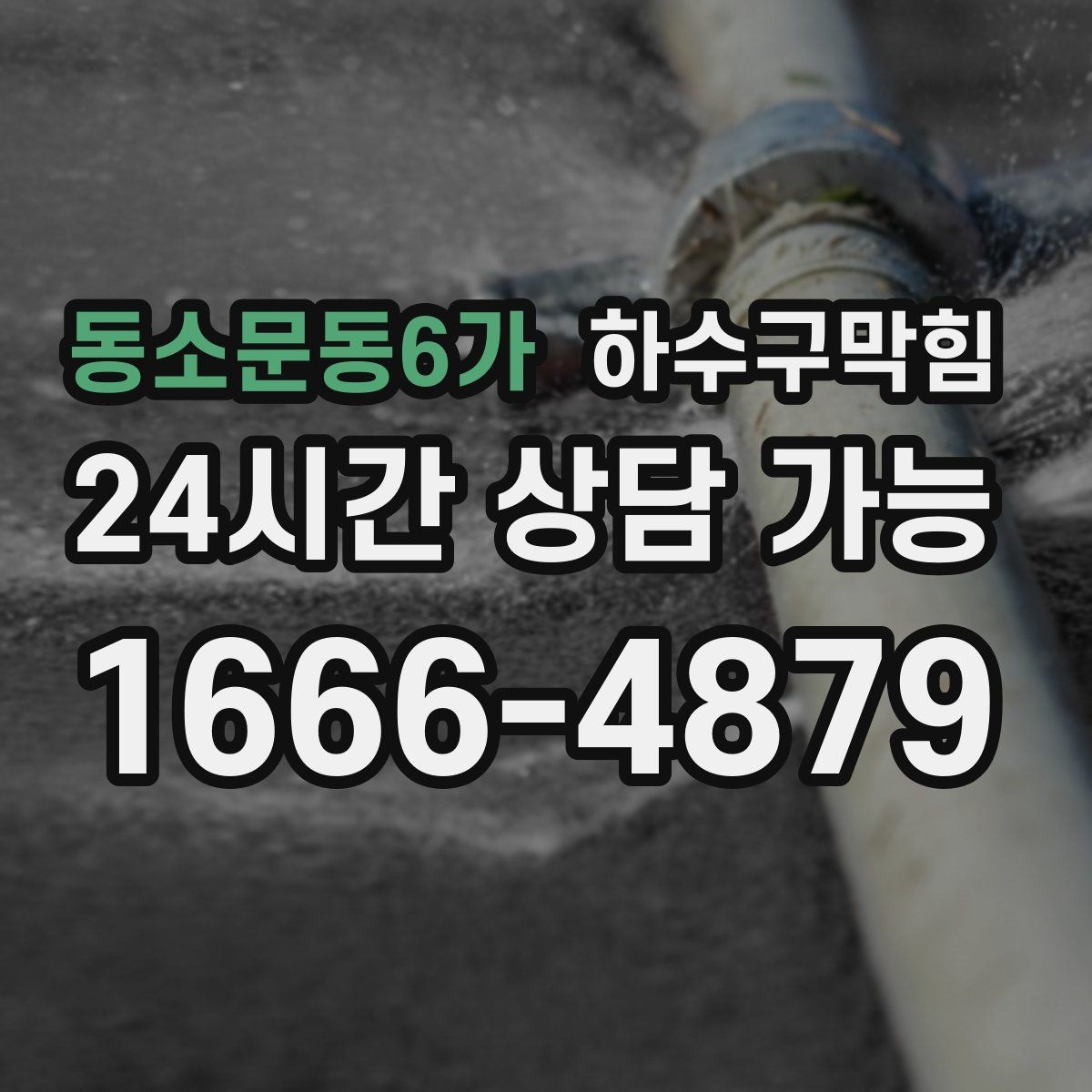 동소문동6가 하수구막힘 식당 영업 전 체크해야 할 라인