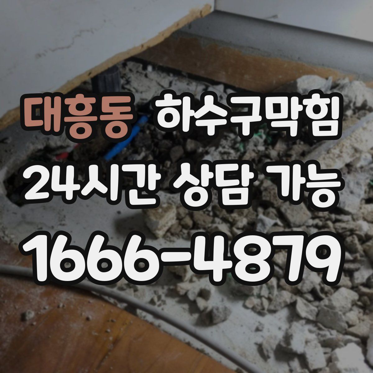 대흥동 하수구막힘