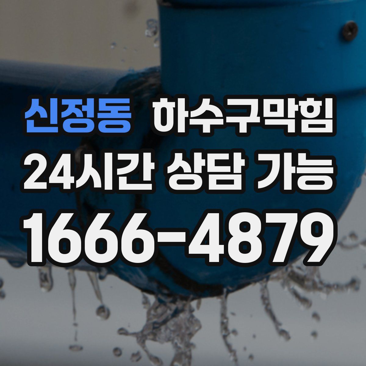 신정동 하수구막힘