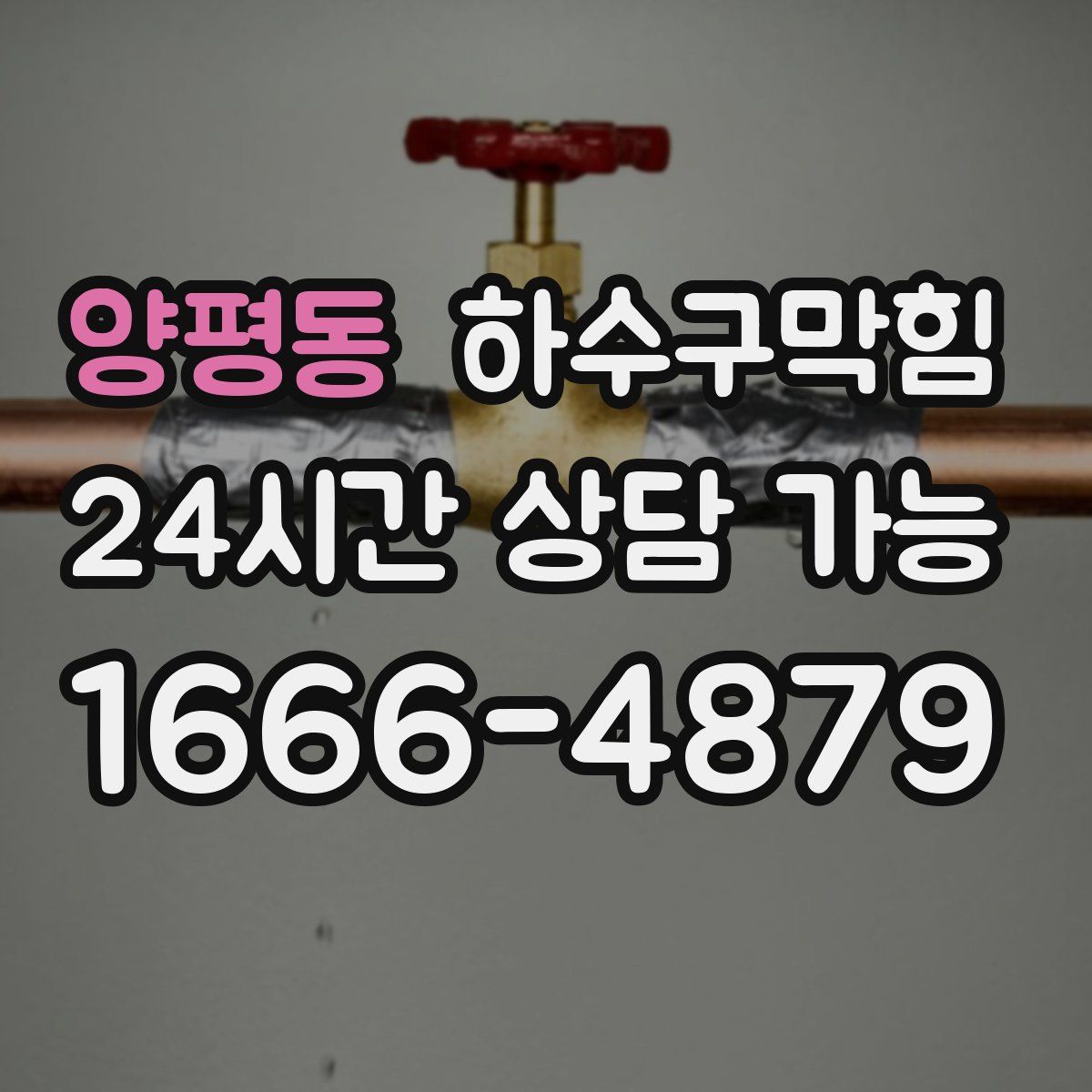 양평동 하수구막힘