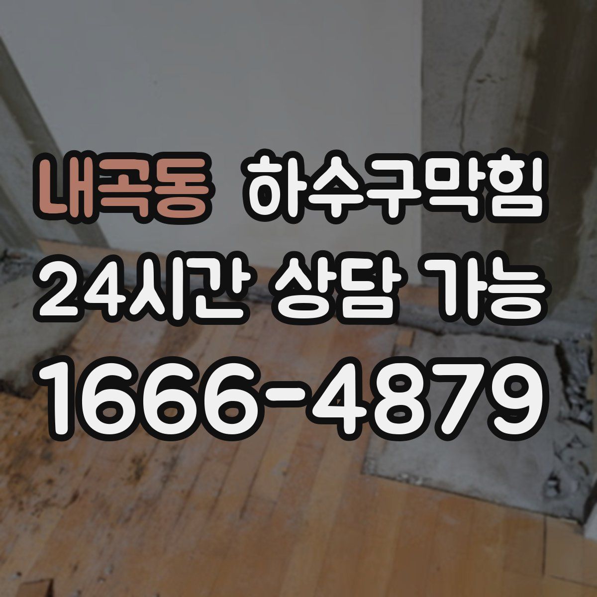 내곡동 하수구막힘