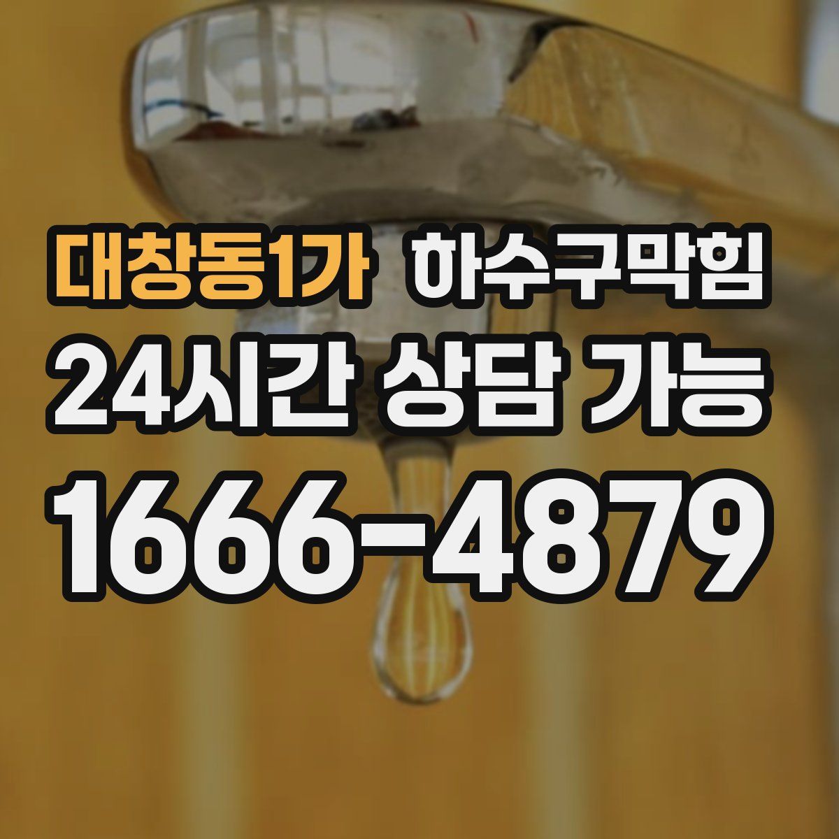 대창동1가 하수구막힘