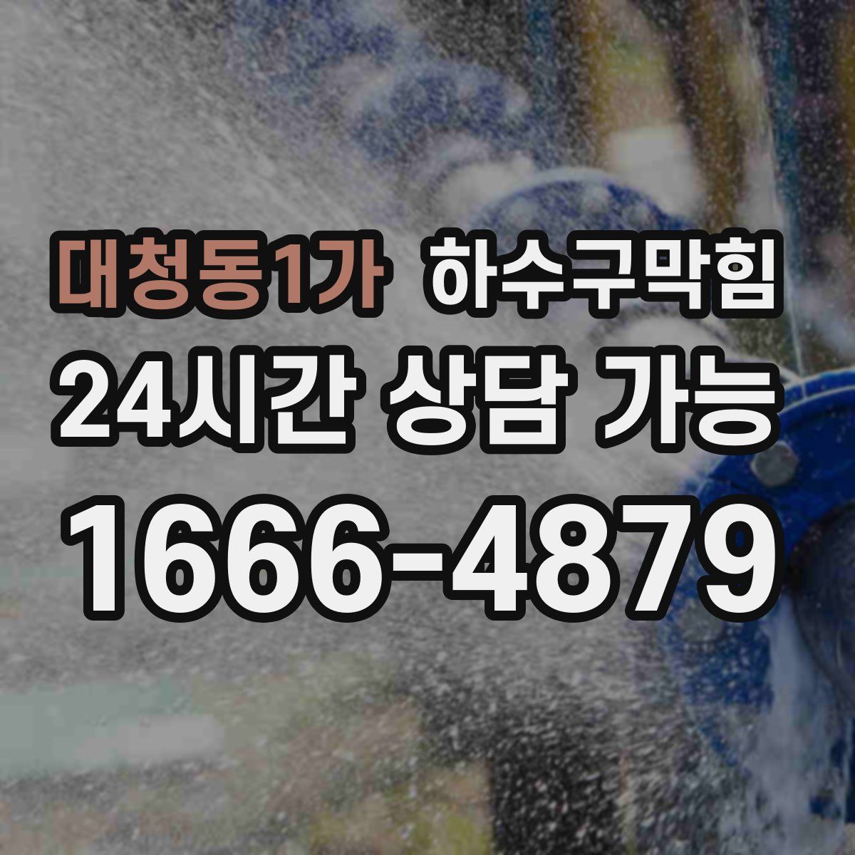 대청동1가 하수구막힘
