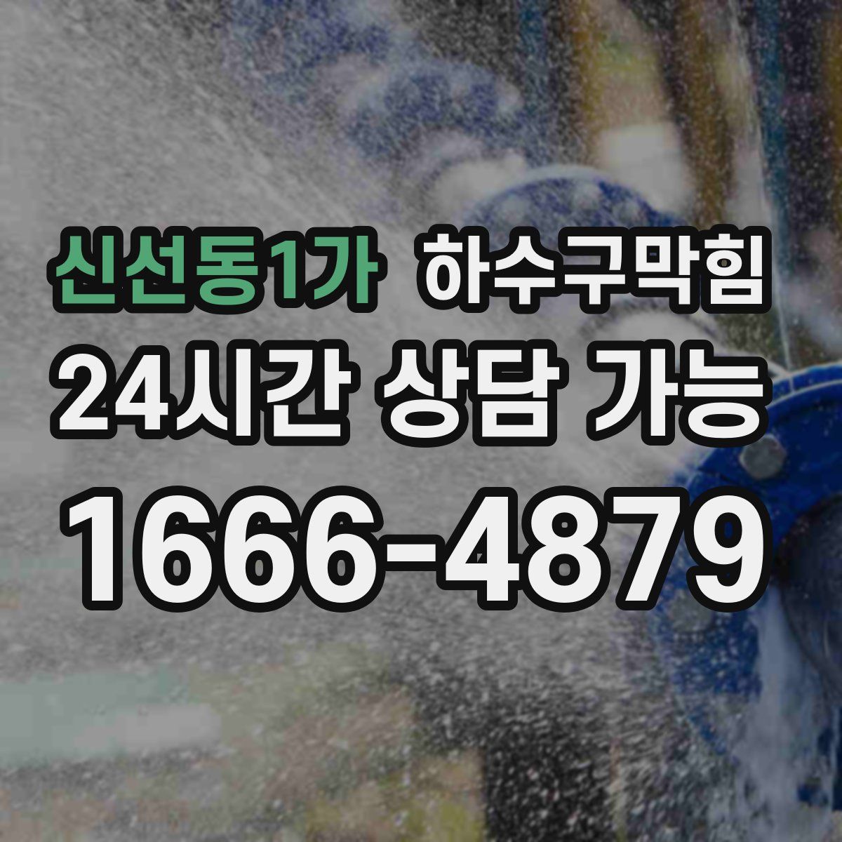 신선동1가 하수구막힘