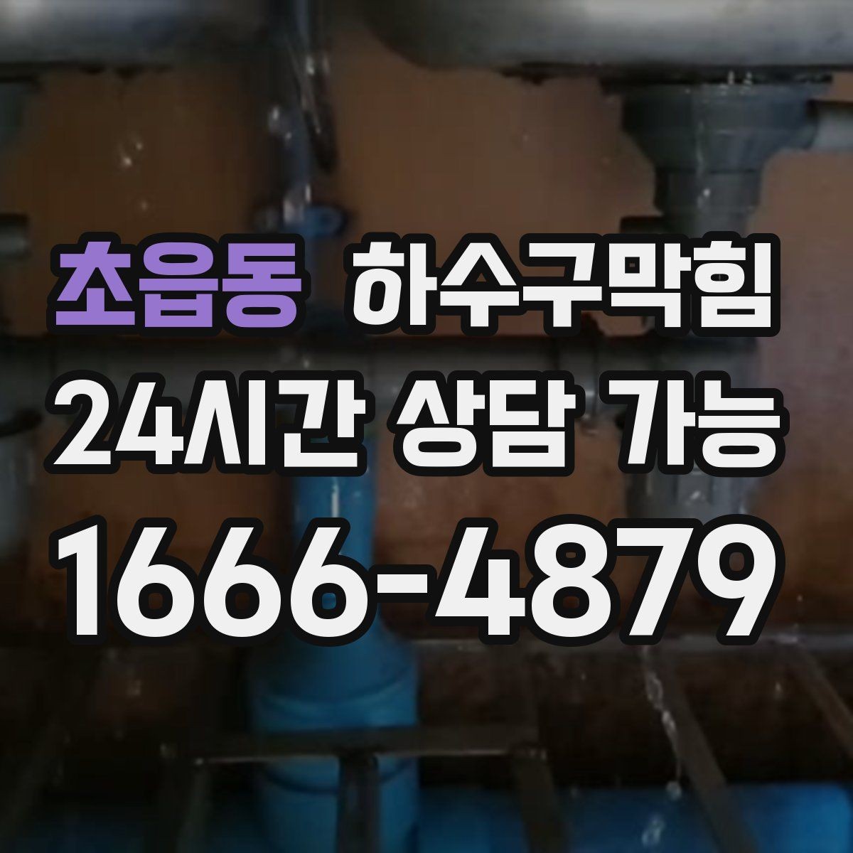 초읍동 하수구막힘 비상벨 누르기 전 찾은 바닥의 길