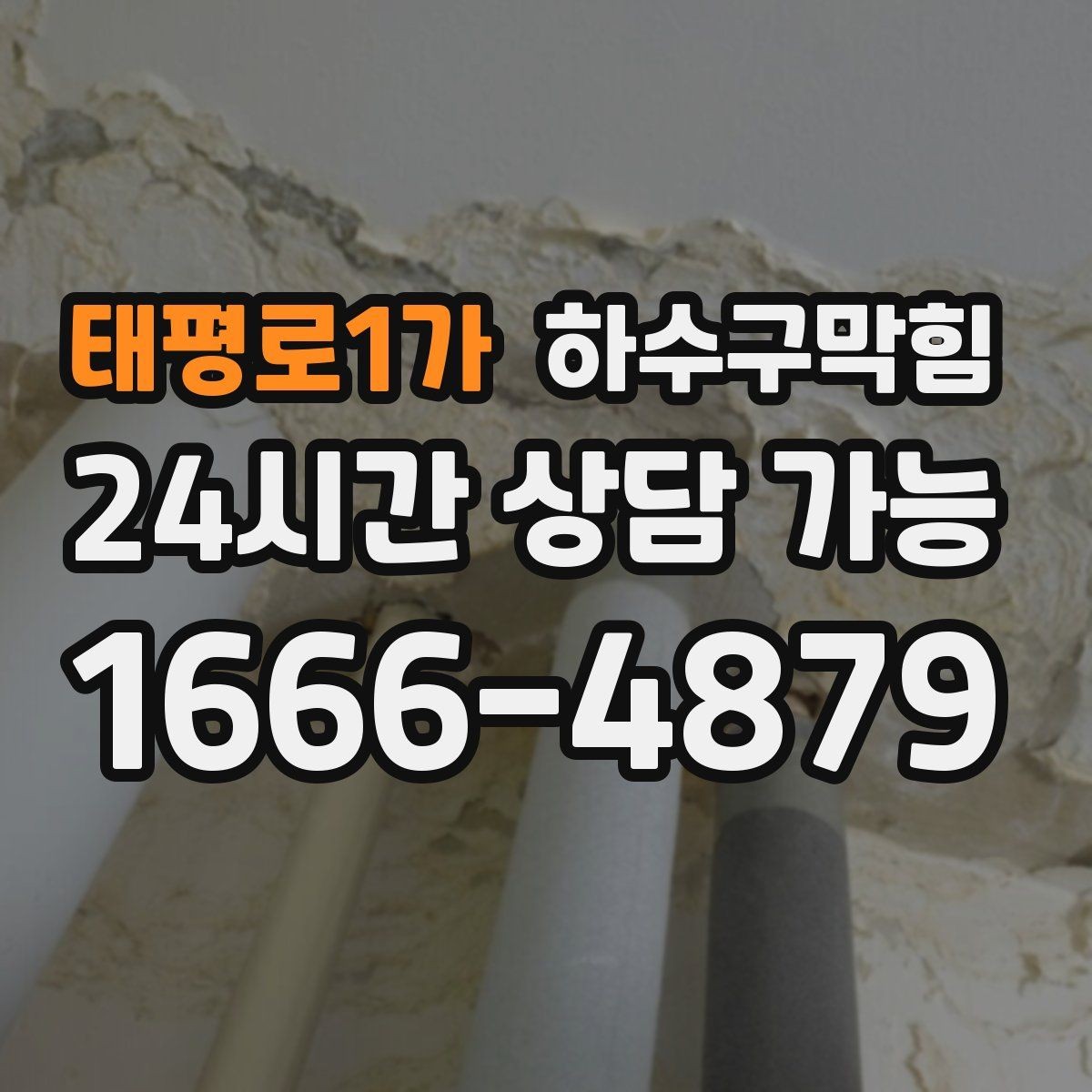 태평로1가 하수구막힘 옥상 우수 라인 낙엽 제거 타이밍