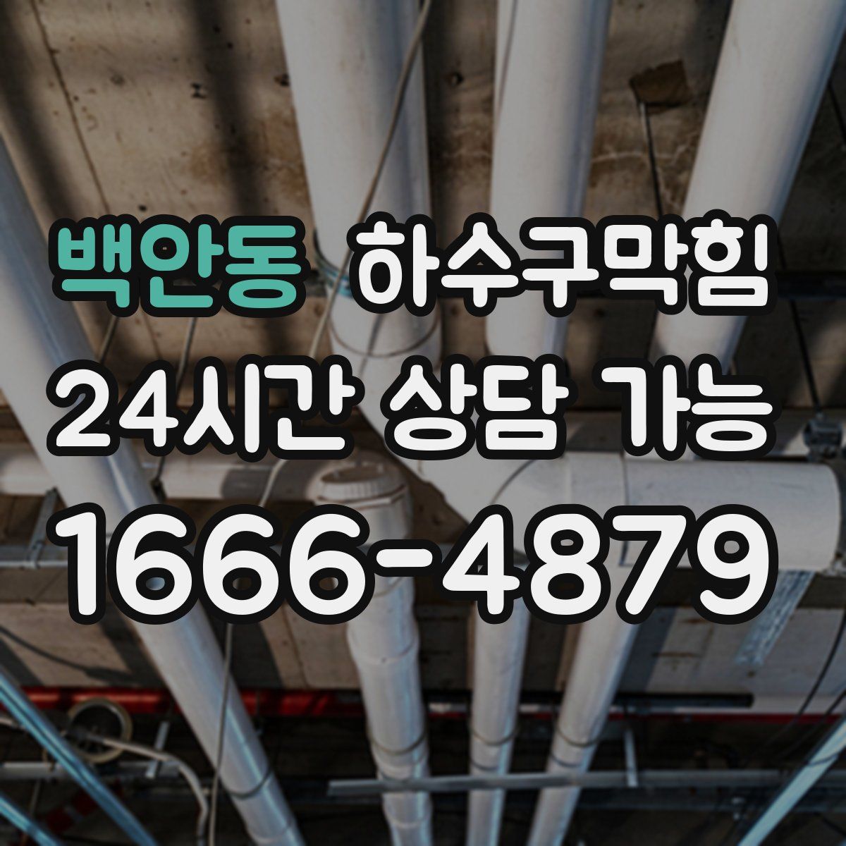 백안동 하수구막힘