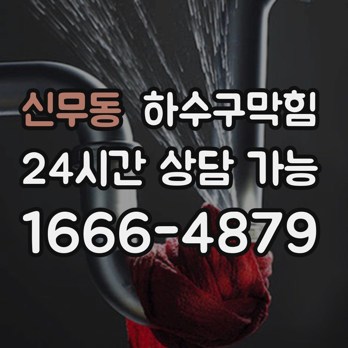 신무동 하수구막힘
