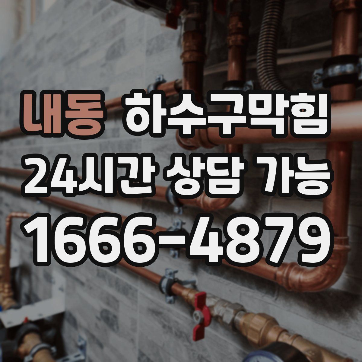 내동 하수구막힘