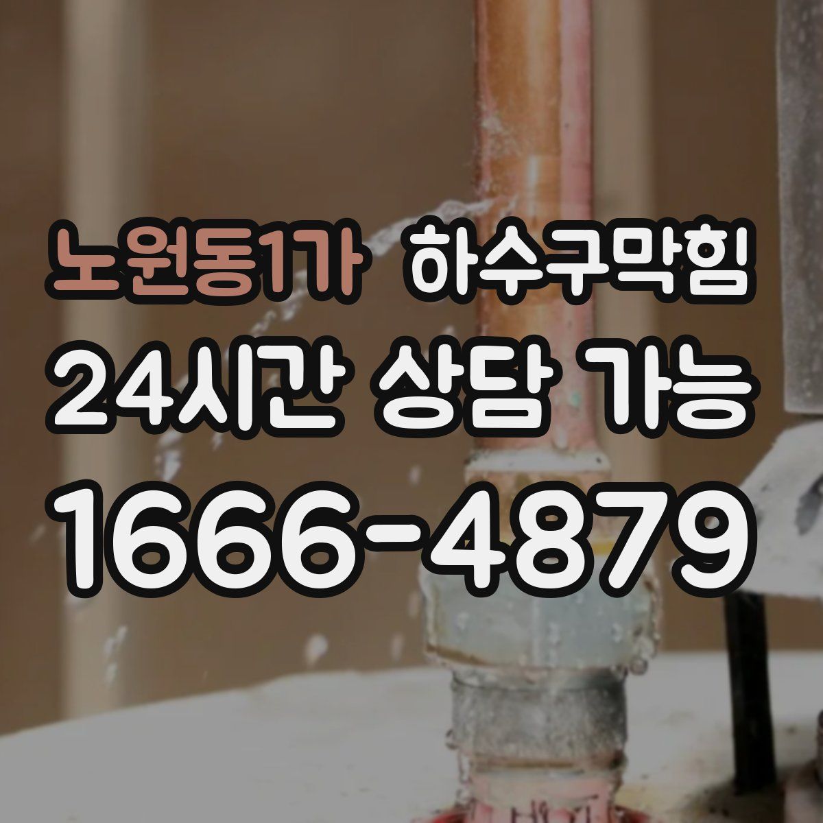 노원동1가 하수구막힘